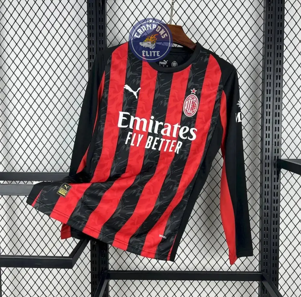 AC Milan 2025/26 Domicile à manches longues