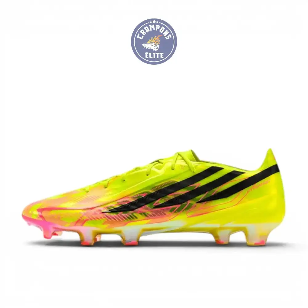 Adidas F50 Hyperfast Evo FG Too Light - Jaune/Noir/Solar Turquoise ÉDITION LIMITÉE - Image 2