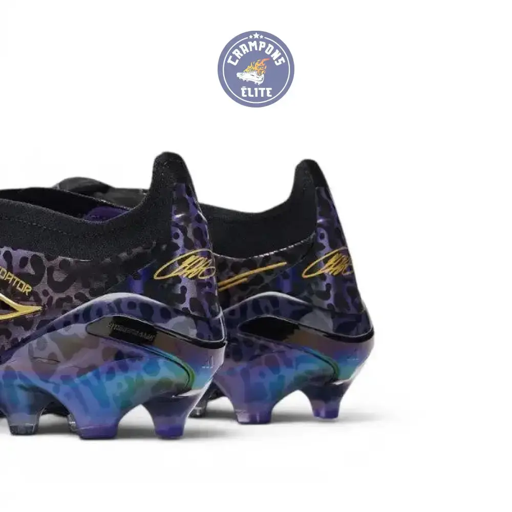 Adidas Predator 26 Elite Fold-over Tongue FG Kaká - Noir/Violet/Doré ÉDITION LIMITÉE - Image 6