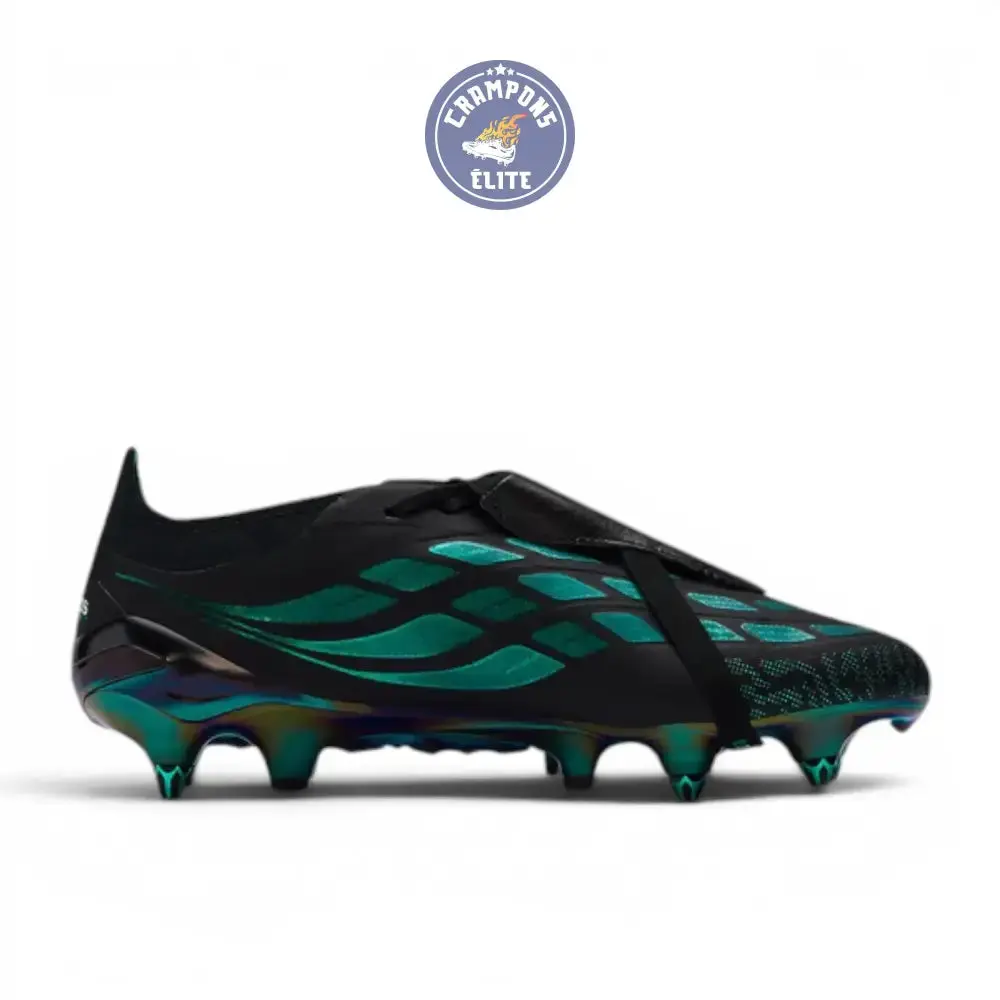 Adidas Predator 26 Elite Fold-over Tongue SG EQT - Noir/Vert ÉDITION LIMITÉE - Image 3