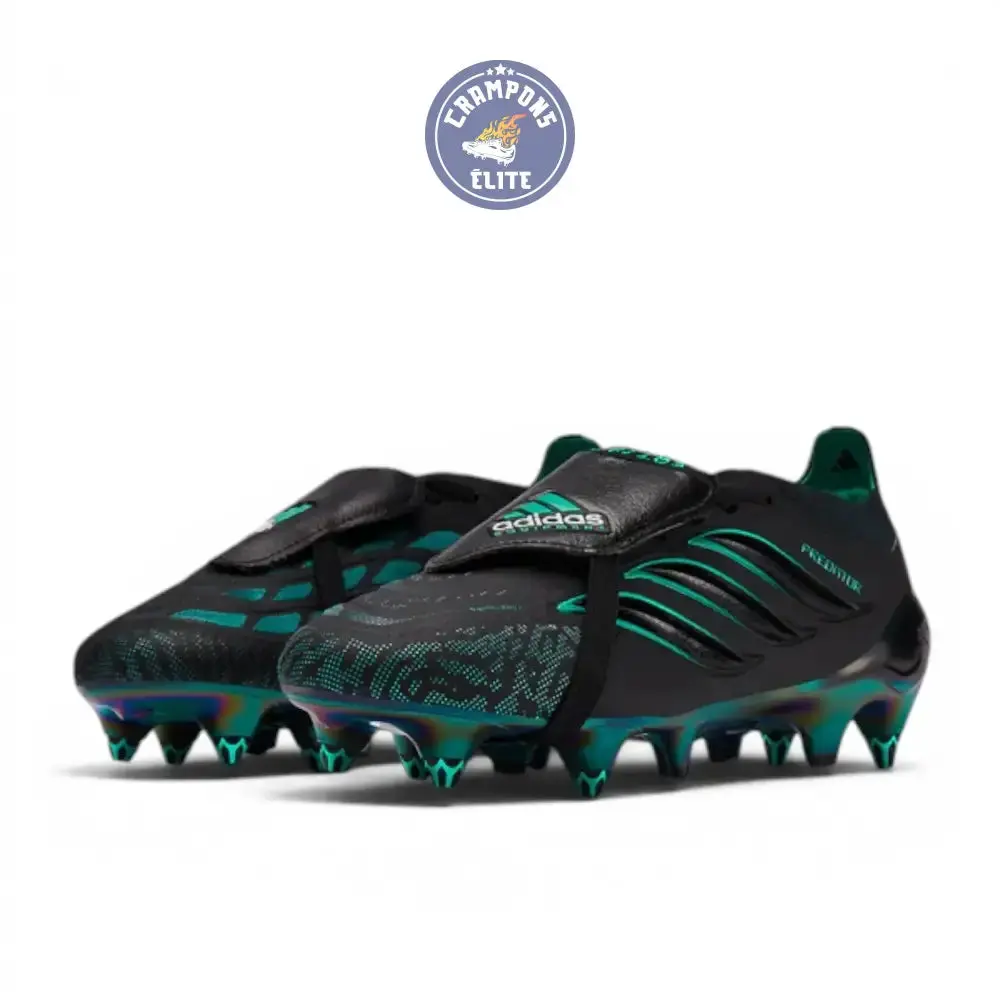 Adidas Predator 26 Elite Fold-over Tongue SG EQT - Noir/Vert ÉDITION LIMITÉE - Image 4