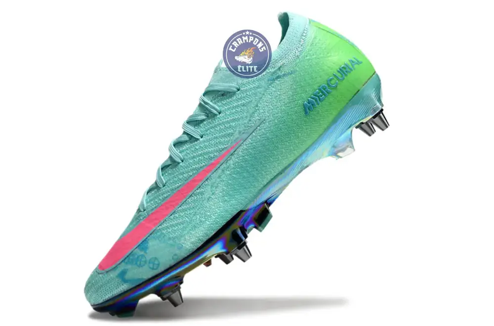 Air Zoom Mercurial 10 SG Cosmic Speed 2 - Turquoise/Noir ÉDITION LIMITÉE - Image 4