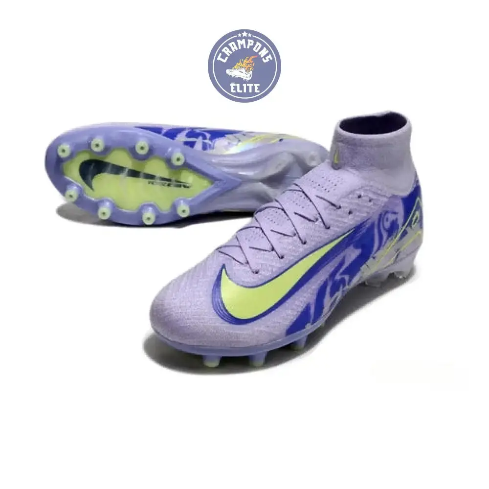 Air Zoom Mercurial Superfly 10 AG - Violet/Bleu/Vert - Image 2