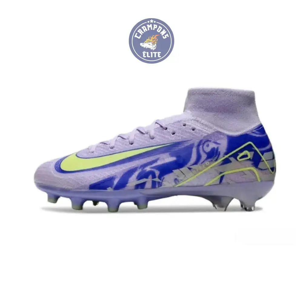 Air Zoom Mercurial Superfly 10 AG - Violet/Bleu/Vert - Image 3