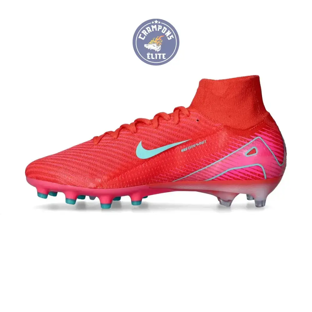 Air Zoom Mercurial Superfly 10 AG-PRO Mad Energy - Rouge/Vert - Image 3
