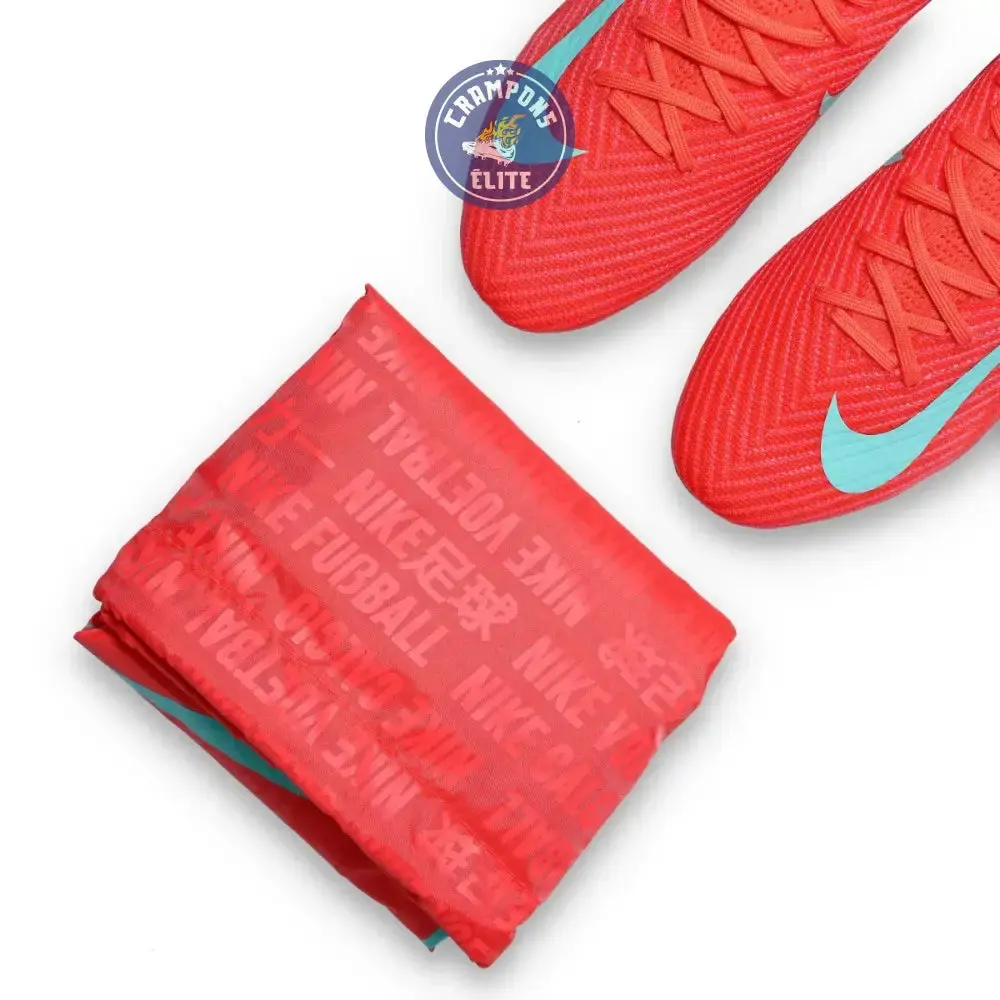 Air Zoom Mercurial Superfly 10 AG-PRO Mad Energy - Rouge/Vert - Image 7