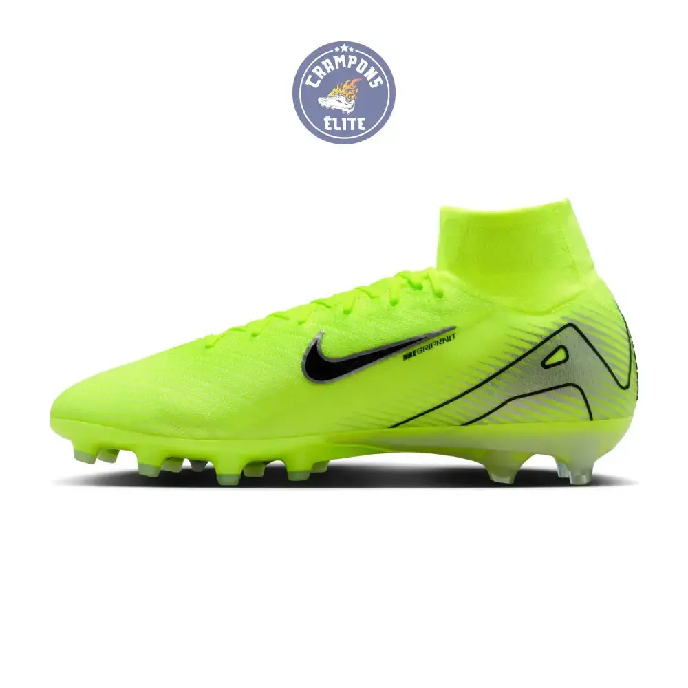 Air Zoom Mercurial Superfly 10 AG - Vert/Jaune/Argenté/Noir - Image 2