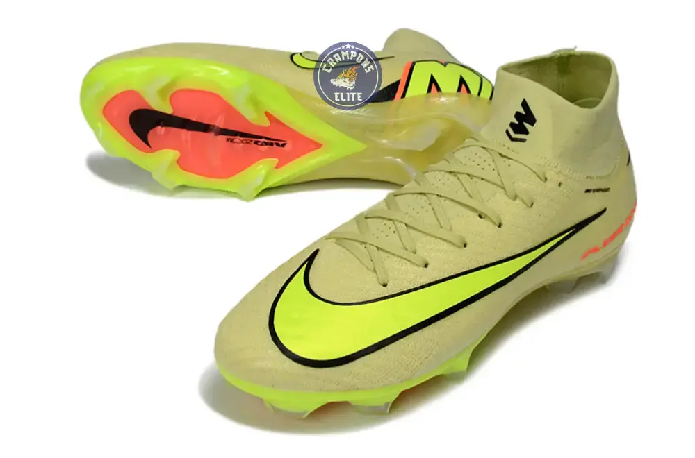 Air Zoom Mercurial Superfly 10 Elite FG - Jaune/Noir - Image 2