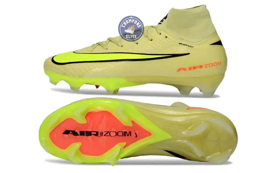 Air Zoom Mercurial Superfly 10 Elite FG - Jaune/Noir - Image 3