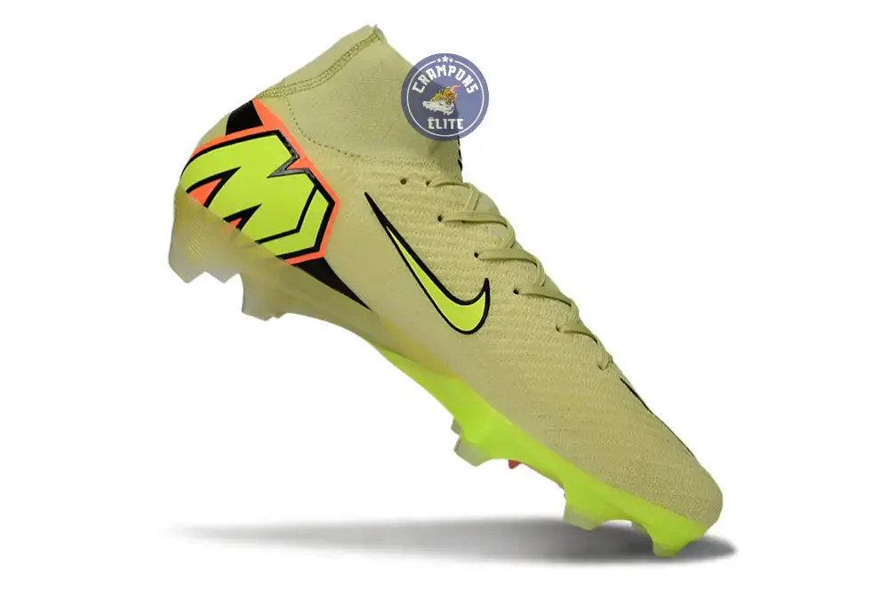 Air Zoom Mercurial Superfly 10 Elite FG - Jaune/Noir - Image 6