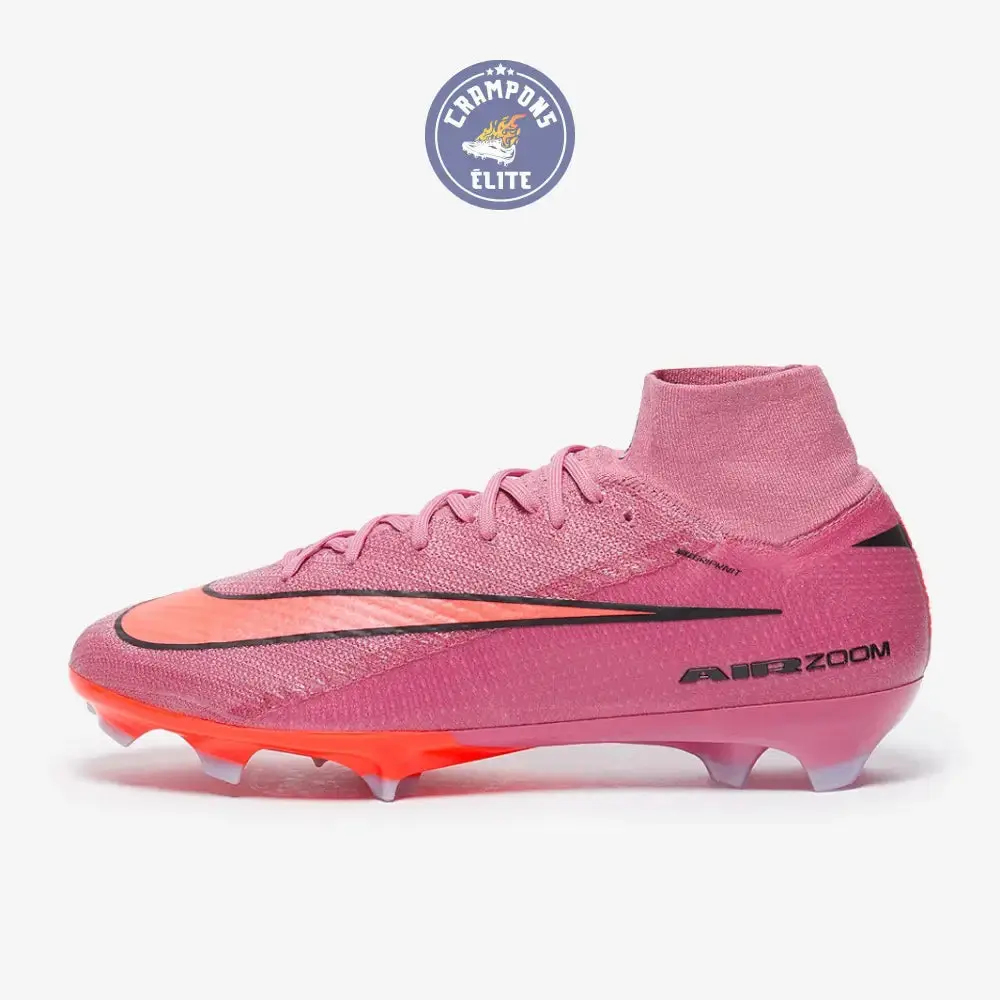 Air Zoom Mercurial Superfly 10 Elite FG Scary Good - Magic Flamingo/Noir/Orange - Image 10