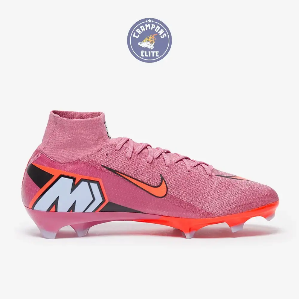 Air Zoom Mercurial Superfly 10 Elite FG Scary Good - Magic Flamingo/Noir/Orange - Image 11