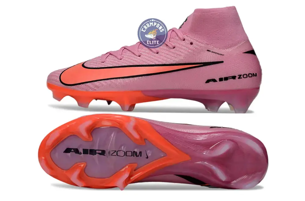 Air Zoom Mercurial Superfly 10 Elite FG Scary Good - Magic Flamingo/Noir/Orange - Image 5