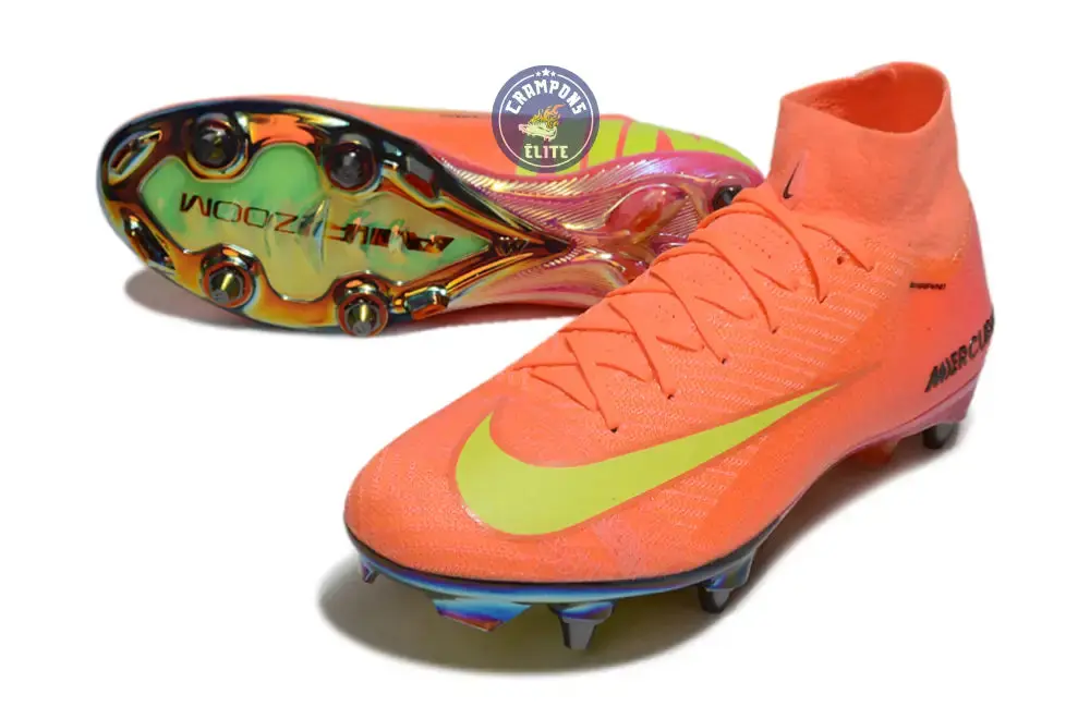 Air Zoom Mercurial Superfly 10 SG - Orange/Jaune/Rose - Image 2