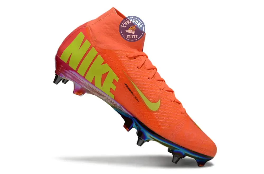Air Zoom Mercurial Superfly 10 SG - Orange/Jaune/Rose - Image 3