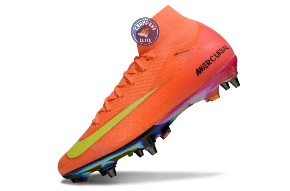 Air Zoom Mercurial Superfly 10 SG - Orange/Jaune/Rose - Image 4