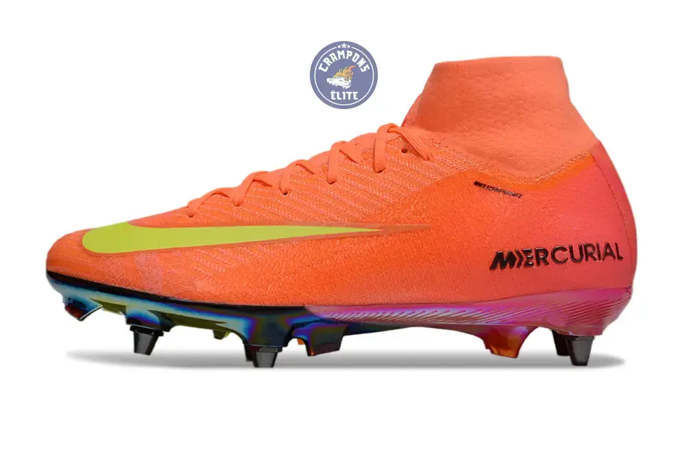 Air Zoom Mercurial Superfly 10 SG - Orange/Jaune/Rose - Image 5