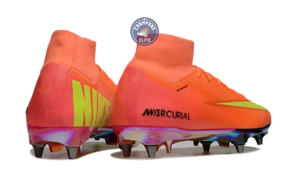 Air Zoom Mercurial Superfly 10 SG - Orange/Jaune/Rose - Image 6