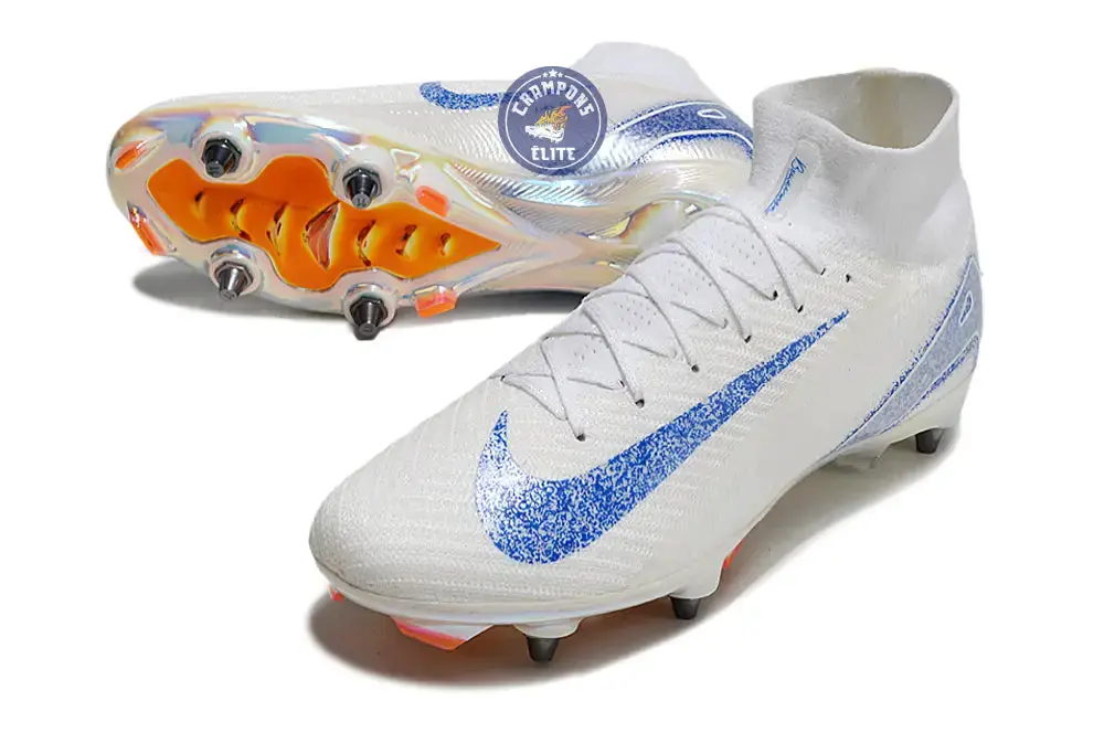 Air Zoom Mercurial Superfly 10 SG Blueprint - Blanc/Bleu - Image 2