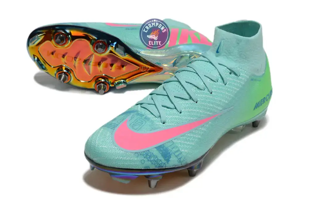 Air Zoom Mercurial Superfly 10 SG Cosmic Speed 2 - Turquoise/Noir ÉDITION LIMITÉE - Image 2