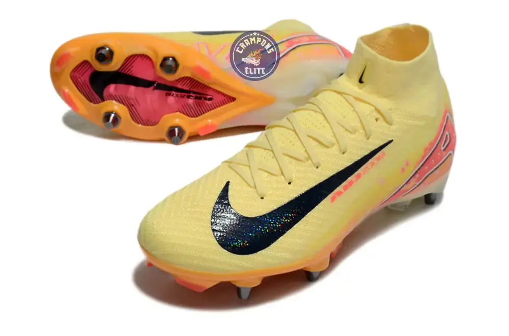 Air Zoom Mercurial Superfly 10 SG Mbappé Personal Edition - Orange/Bleu - Image 2