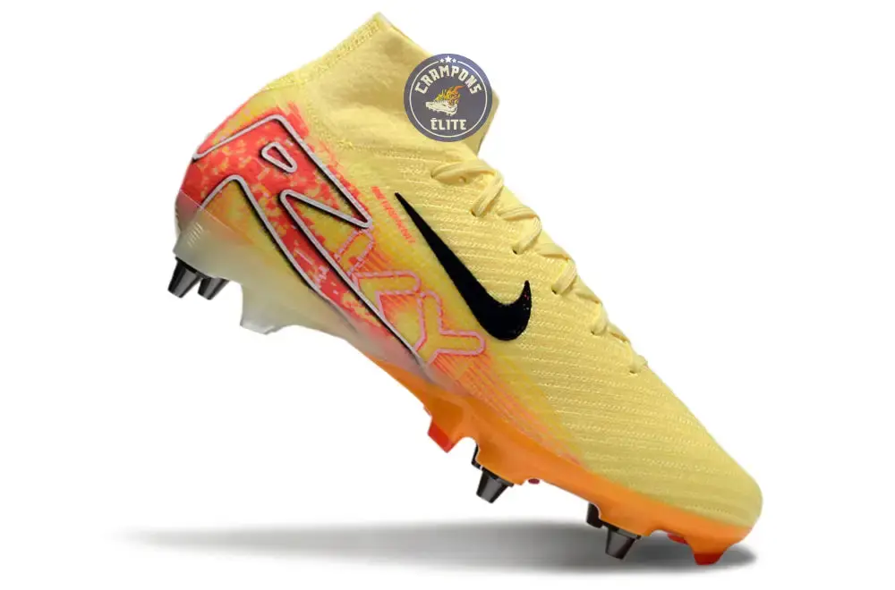 Air Zoom Mercurial Superfly 10 SG Mbappé Personal Edition - Orange/Bleu - Image 3