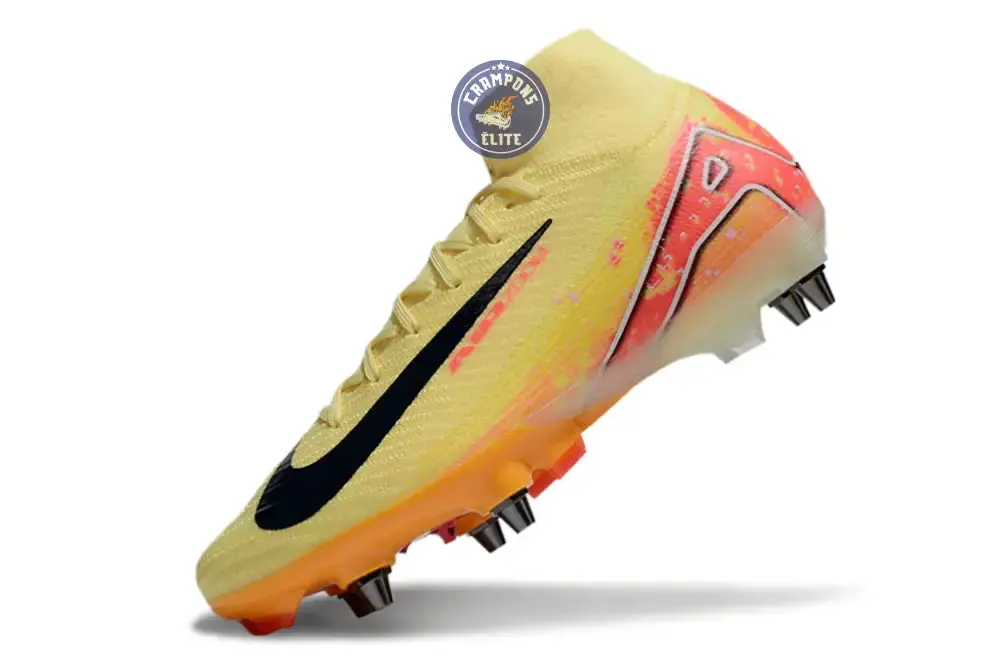 Air Zoom Mercurial Superfly 10 SG Mbappé Personal Edition - Orange/Bleu - Image 4