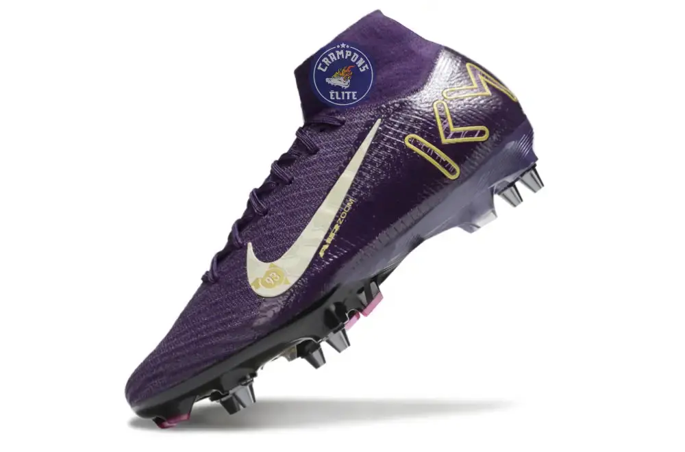 Air Zoom Mercurial Superfly 10 SG Mbappé Personal Edition - Violet/Blanc - Image 4