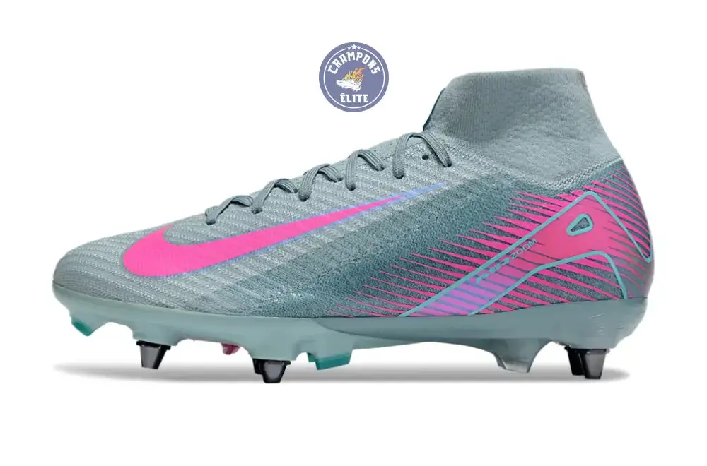 Air Zoom Mercurial Superfly 10 SG Prism - Ocean Cube/Rose - Image 5
