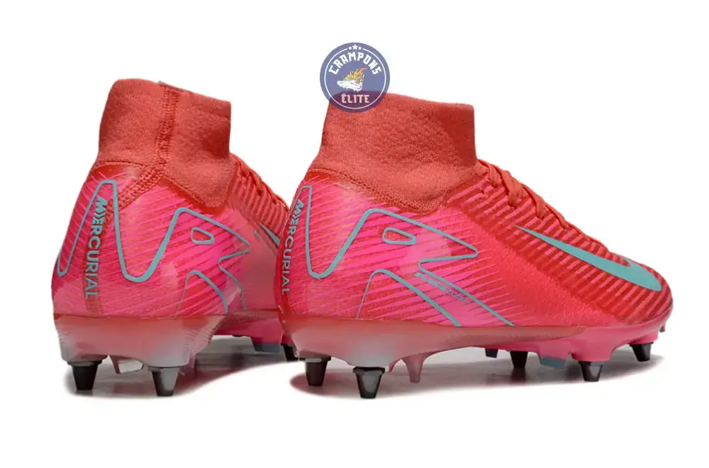 Air Zoom Mercurial Superfly 10 SG-PRO Mad Energy - Rouge/Vert - Image 6