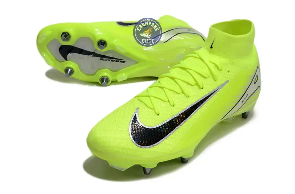 Air Zoom Mercurial Superfly 10 SG-PRO Mad Voltage - Jaune Fluo/Noir - Image 2