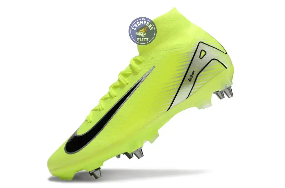 Air Zoom Mercurial Superfly 10 SG-PRO Mad Voltage - Jaune Fluo/Noir - Image 4