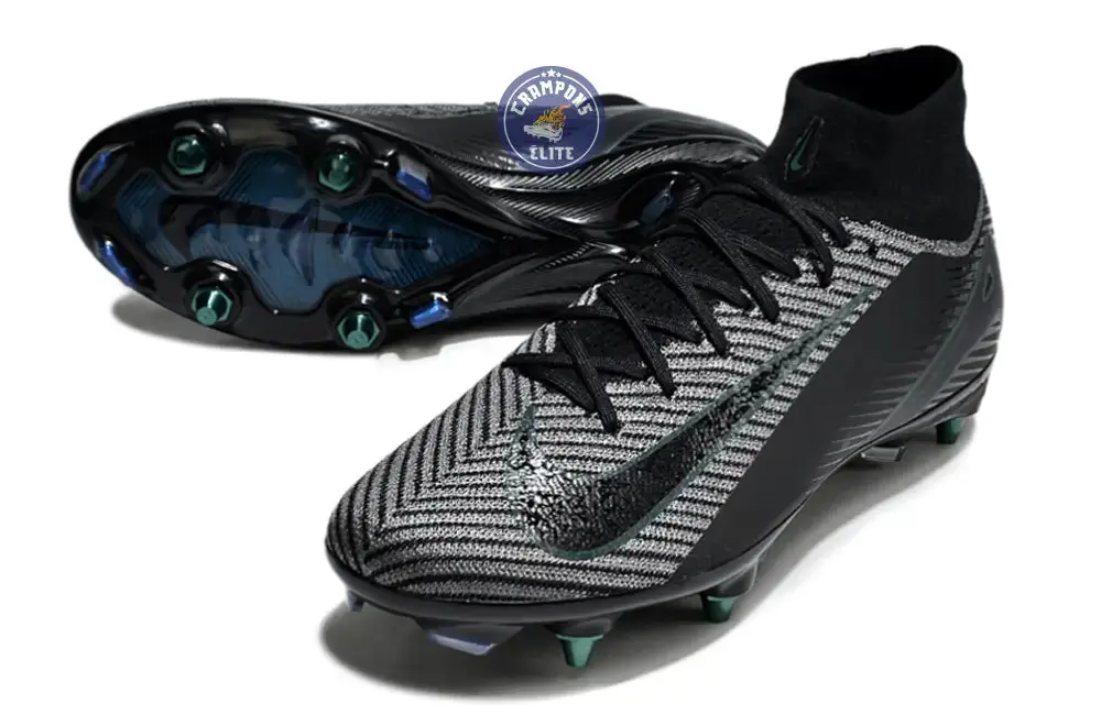 Air Zoom Mercurial Superfly 10 SG-PRO Shadow - Noir/Vert - Image 2