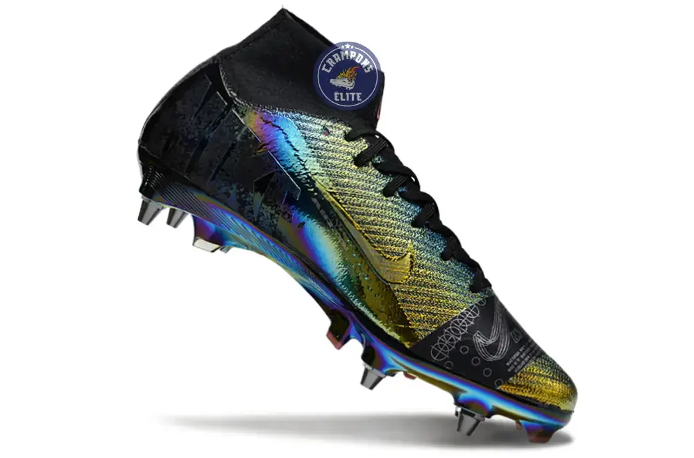 Air Zoom Mercurial Superfly 10 SG Soft Ground - Doré/Noir/Bleu - Image 3