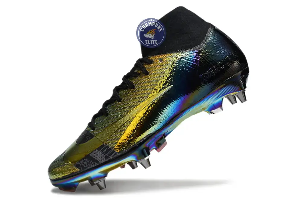 Air Zoom Mercurial Superfly 10 SG Soft Ground - Doré/Noir/Bleu - Image 4