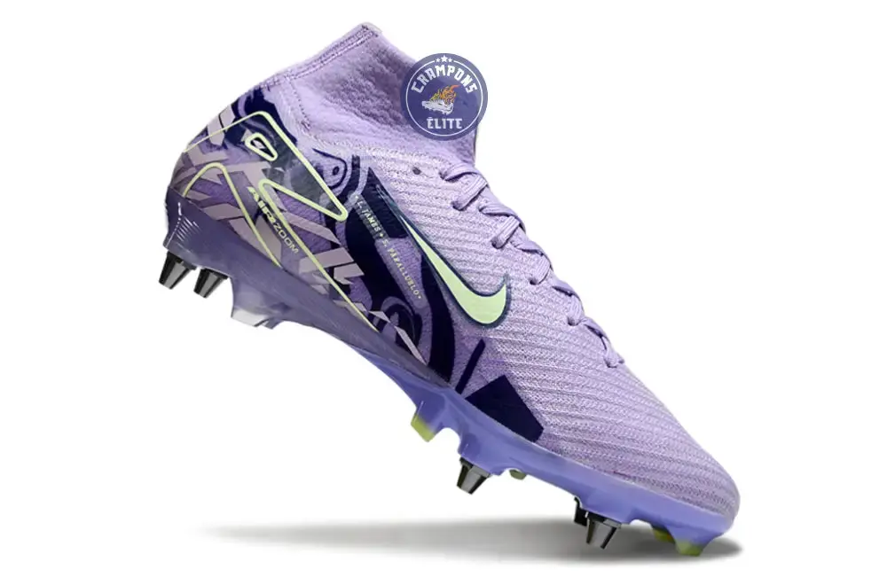 Air Zoom Mercurial Superfly 10 SG United - Purple Agate/Jaune Fluo - Image 3