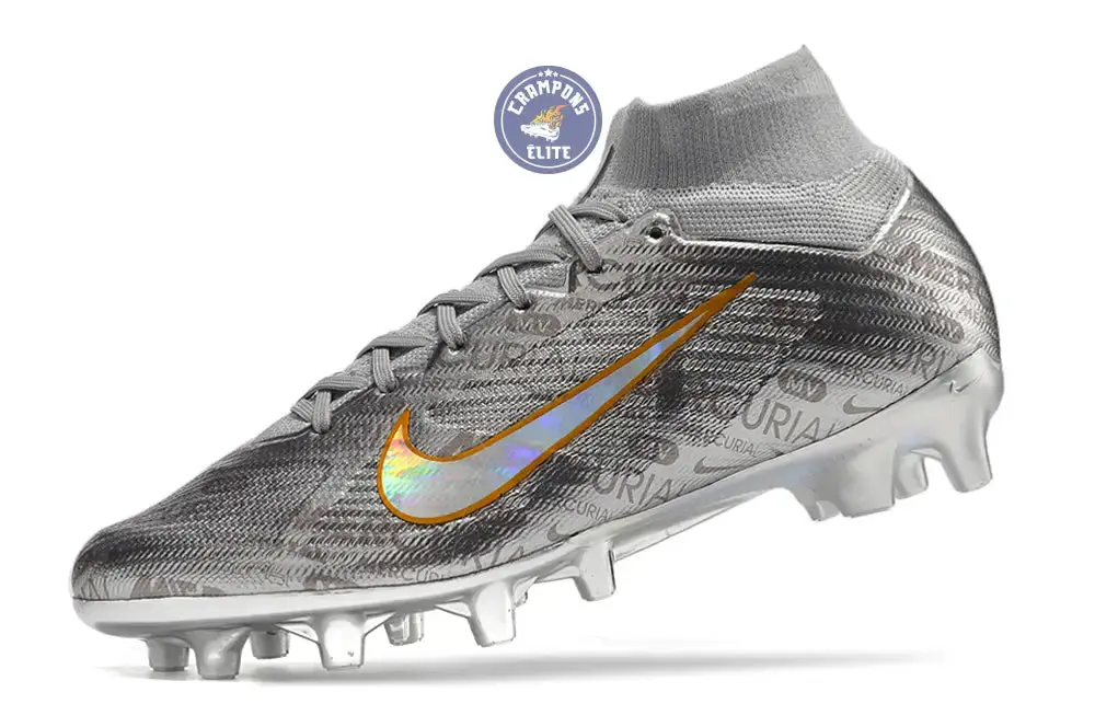 Air Zoom Mercurial Superfly 9 AG - Argenté/Gris/Doré - Image 4