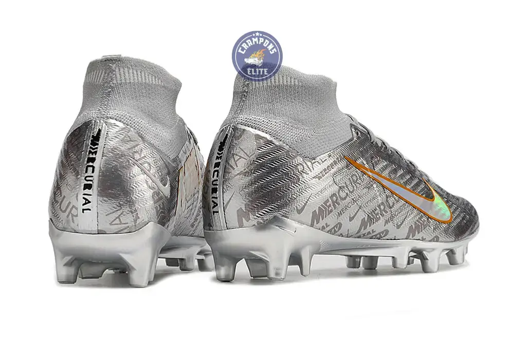 Air Zoom Mercurial Superfly 9 AG - Argenté/Gris/Doré - Image 6