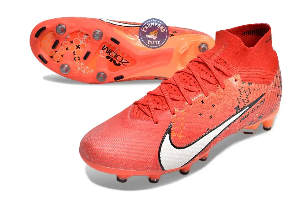 Air Zoom Mercurial Superfly 9 AG Dream Speed 7 - Rouge Cramoisi/Blanc/Bright Mandarin - Image 2