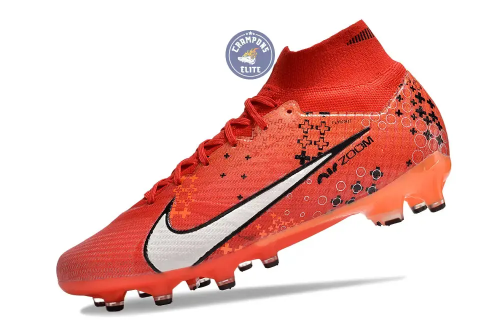 Air Zoom Mercurial Superfly 9 AG Dream Speed 7 - Rouge Cramoisi/Blanc/Bright Mandarin - Image 4