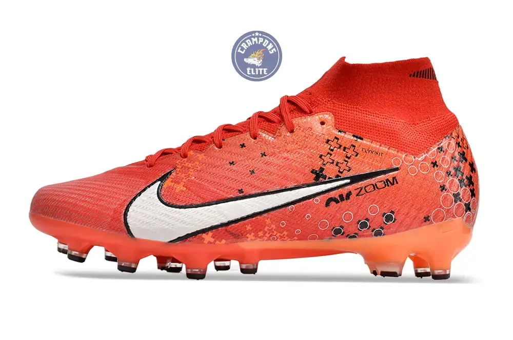 Air Zoom Mercurial Superfly 9 AG Dream Speed 7 - Rouge Cramoisi/Blanc/Bright Mandarin - Image 5
