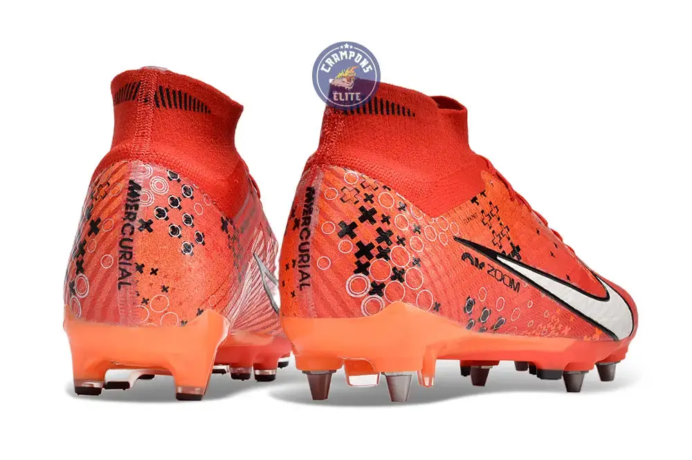 Air Zoom Mercurial Superfly 9 AG Dream Speed 7 - Rouge Cramoisi/Blanc/Bright Mandarin - Image 6