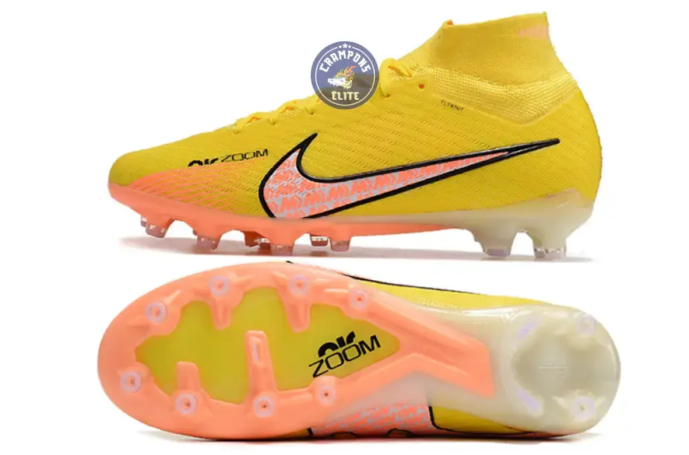Air Zoom Mercurial Superfly 9 AG Lucent - Jaune/Crépuscule/Barely Grape