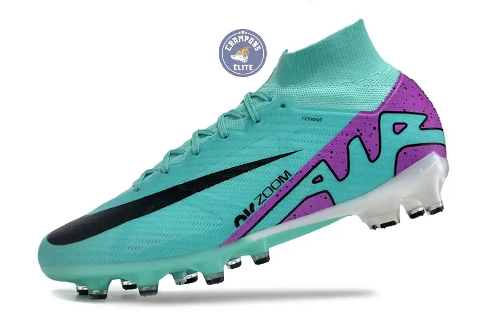 Air Zoom Mercurial Superfly 9 AG Peak Ready - Turquoise/Rose/Noir/Blanc - Image 4