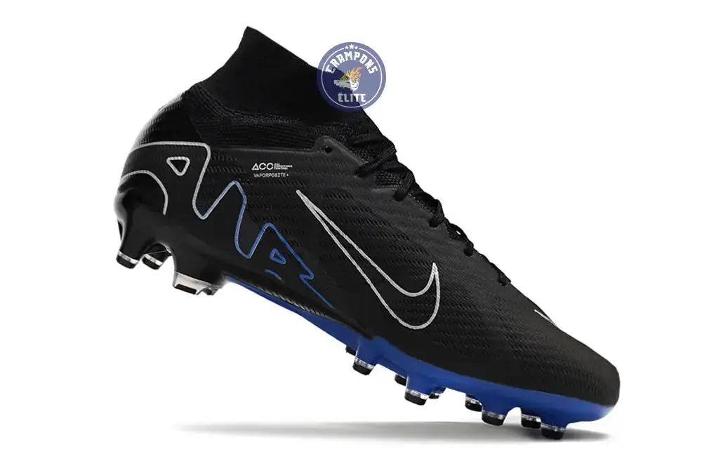 Air Zoom Mercurial Superfly 9 AG Shadow - Noir/Chrome/Bleu - Image 3