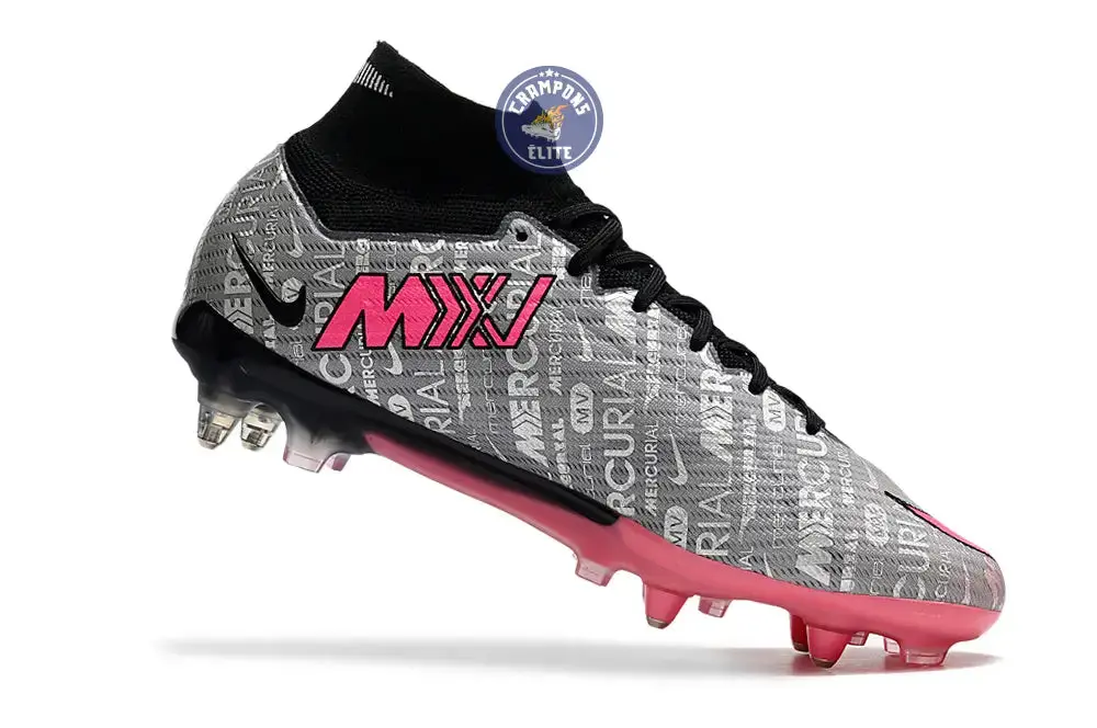 Air Zoom Mercurial Superfly 9 Anticlog 25 - Argenté/Rose/Noir - Image 3