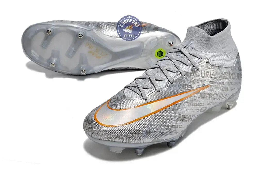 Air Zoom Mercurial Superfly 9 Anticlog SG - Argenté/Gris/Doré/Blanc - Image 2