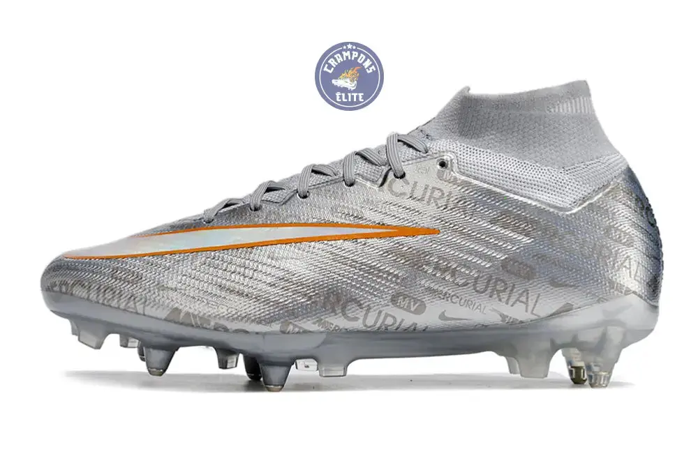 Air Zoom Mercurial Superfly 9 Anticlog SG - Argenté/Gris/Doré/Blanc - Image 5