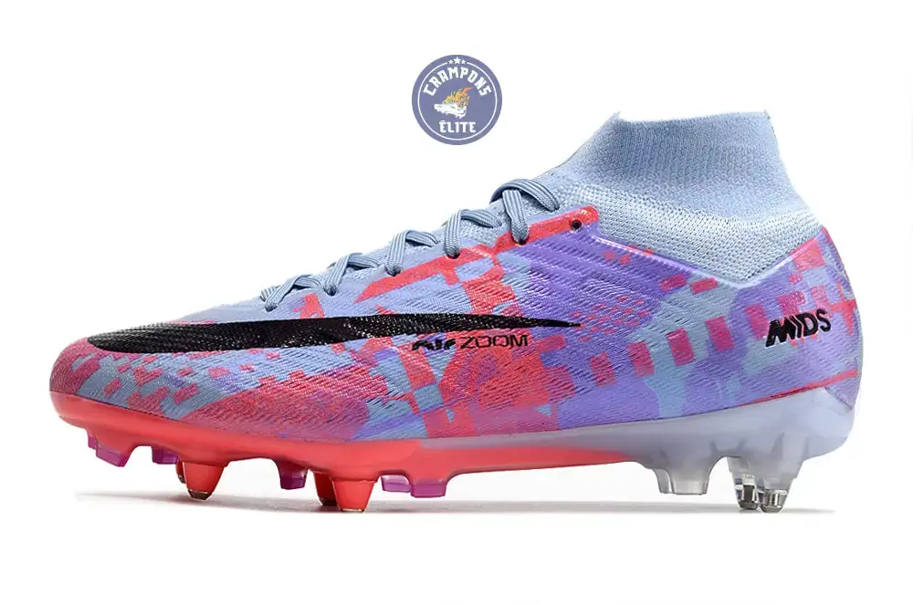 Air Zoom Mercurial Superfly 9 Anticlog SG-PRO Dream Speed 6 - Bleu/Noir/Rose - Image 5