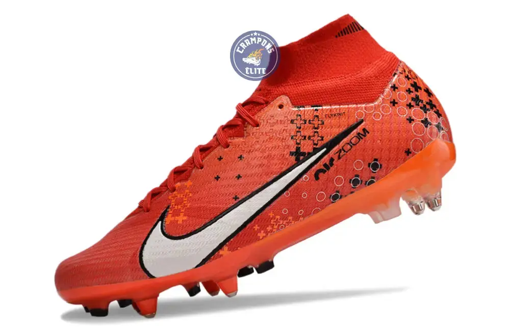 Air Zoom Mercurial Superfly 9 Anticlog SG-PRO Dream Speed 7 - Rouge Cramoisi/Blanc/Bright Mandarin - Image 4